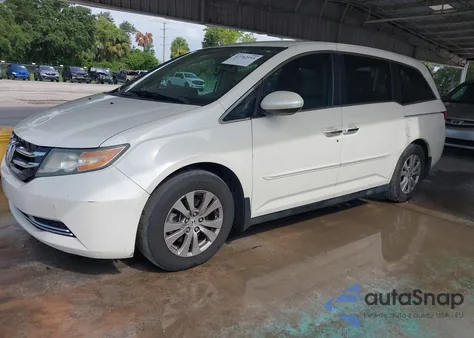2016 Honda Odyssey Se z USA, uszkodzony, nr VIN 5FNRL5H34GB070672